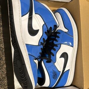 Men's Blue and White Sneakers